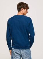 Pepe Jeans pyöreä kaulus puuvillapusero miehet indigo TB00868 - Image 4