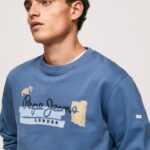 Pepe Jeans pyöreä kaulus puuvillapusero miehet utseva TB00881