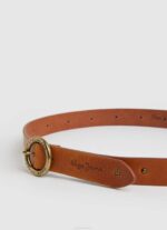 Pepe Jeans pyöreä solki nahkavyö naiset tupakka TB00761 - Image 2
