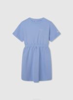 Pepe Jeans pyöreäkauluksinen minimekko tyttö paistaa TB001389 - Image 3