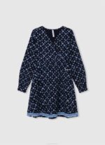 Pepe Jeans pyöreäkauluksinen minimekko tyttö studio punainen TB001390 - Image 5
