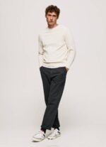 Pepe Jeans pyöreäkauluksinen puuvillajersey miehet norsunluu TB00865 - Image 2