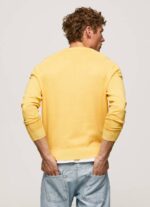 Pepe Jeans pyöreäkauluksinen puuvillajersey miehet paistaa TB00862 - Image 4