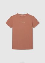 Pepe Jeans pystylogoinen puuvillainen t-paita poika valkoinen TB001618 - Image 3