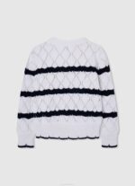 Pepe Jeans raidallinen harjakattoinen trikoo tyttö mousse TB001410 - Image 2