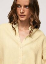 Pepe Jeans raidallinen printti normaali istuva paita naiset paistaa TB00347 - Image 3