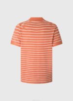 Pepe Jeans raidallinen printti poolopaita miehet kurpitsa appelsiini TB001091 - Image 2