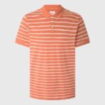Pepe Jeans raidallinen printti poolopaita miehet kurpitsa appelsiini TB001091