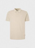 Pepe Jeans raidallinen printti poolopaita miehet maltaat TB001093 - Image 5