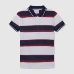 Pepe Jeans raidallinen printti poolopaita poika jarman TB001670