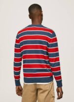 Pepe Jeans raidallinen printti puuvillajersey miehet multi TB00861 - Image 4