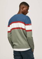 Pepe Jeans raidallinen printti puuvillajersey miehet valu TB00849 - Image 4