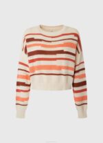 Pepe Jeans raidallinen printti puuvillapusero naiset multi TB00236 - Image 5