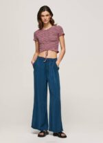 Pepe Jeans raidallinen printti t-paita naiset multi TB00442 - Image 2