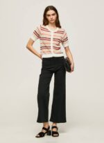 Pepe Jeans raidallinen puuvillaneuletakki naiset multi TB00235 - Image 2