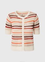 Pepe Jeans raidallinen puuvillaneuletakki naiset multi TB00235 - Image 5