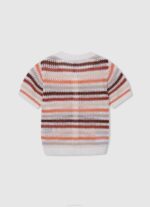 Pepe Jeans raidallinen puuvillaneuletakki tyttö multi TB001417 - Image 2