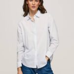 Pepe Jeans raidallinen puuvillavoile paita naiset lahti TB00324