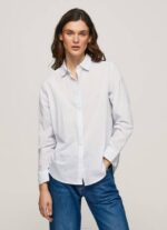 Pepe Jeans raidallinen puuvillavoile paita naiset lahti TB00324