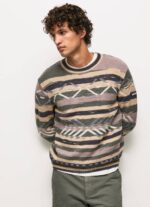 Pepe Jeans raidallinen pyöreä kauluspaita miehet multi TB00857 - Image 3