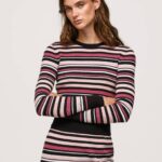 Pepe Jeans raidallinen pyöreäpääntie jersey naiset multi TB00261
