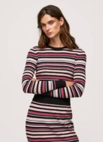 Pepe Jeans raidallinen pyöreäpääntie jersey naiset multi TB00261