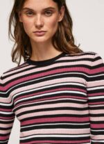 Pepe Jeans raidallinen pyöreäpääntie jersey naiset multi TB00261 - Image 3