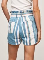 Pepe Jeans raidalliset farkkushortsit naiset denim TB00493 - Image 5