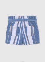Pepe Jeans raidalliset farkkushortsit tyttö denim TB001508 - Image 2