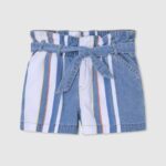 Pepe Jeans raidalliset farkkushortsit tyttö denim TB001508
