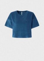 Pepe Jeans rajattu istuvuus sametti t-paita naiset jarman TB00461 - Image 5