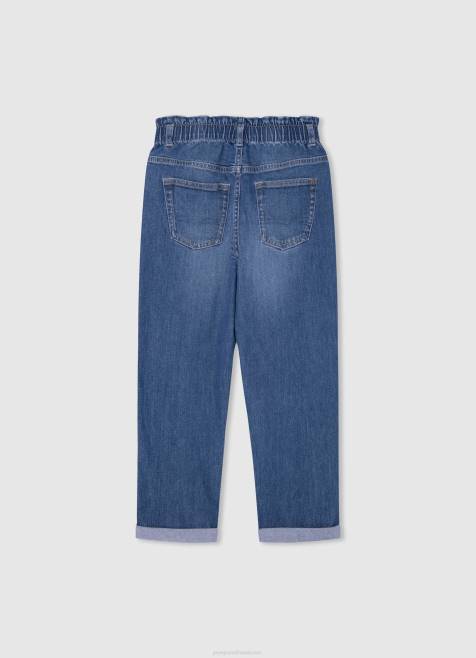 Pepe Jeans reese taper fit korkeavyötäröiset farkut tyttö denim TB001366 - Image 2