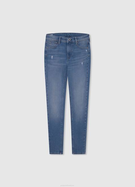 Pepe Jeans reese taper fit korkeavyötäröiset farkut tyttö denim TB001366 - Image 4