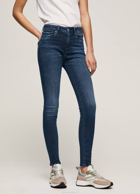 Pepe Jeans regent korkeavyötäröiset skinny fit farkut naiset denim TB0045 - Image 2