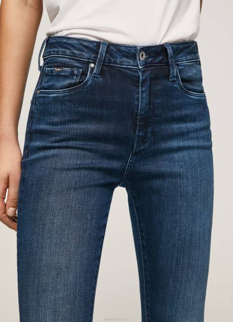 Pepe Jeans regent korkeavyötäröiset skinny fit farkut naiset denim TB0045 - Image 3