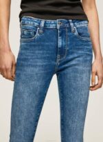 Pepe Jeans regent korkeavyötäröiset skinny fit farkut naiset denim TB0046 - Image 4