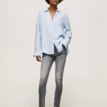 Pepe Jeans regent korkeavyötäröiset skinny fit farkut naiset denim TB0047