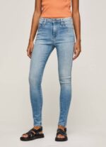 Pepe Jeans regent korkeavyötäröiset skinny fit farkut naiset denim TB0052 - Image 2