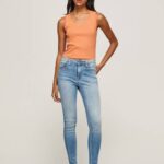 Pepe Jeans regent korkeavyötäröiset skinny fit farkut naiset denim TB0052