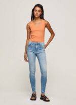 Pepe Jeans regent korkeavyötäröiset skinny fit farkut naiset denim TB0052