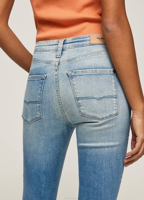 Pepe Jeans regent korkeavyötäröiset skinny fit farkut naiset denim TB0052 - Image 4