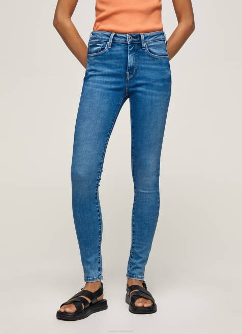 Pepe Jeans regent skinny fit korkeavyötäröiset farkut naiset denim TB0058 - Image 2