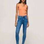 Pepe Jeans regent skinny fit korkeavyötäröiset farkut naiset denim TB0058