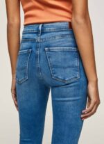 Pepe Jeans regent skinny fit korkeavyötäröiset farkut naiset denim TB0058 - Image 5