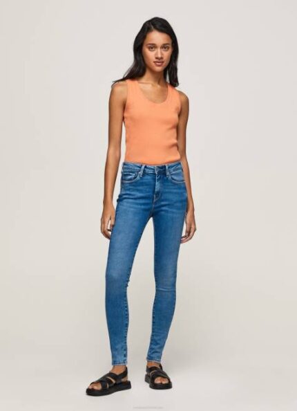 Pepe Jeans regent skinny fit korkeavyötäröiset farkut naiset denim TB0058