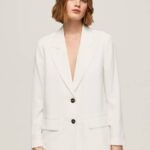 Pepe Jeans rento istuvuus pellavableiseri naiset valkoinen TB00110