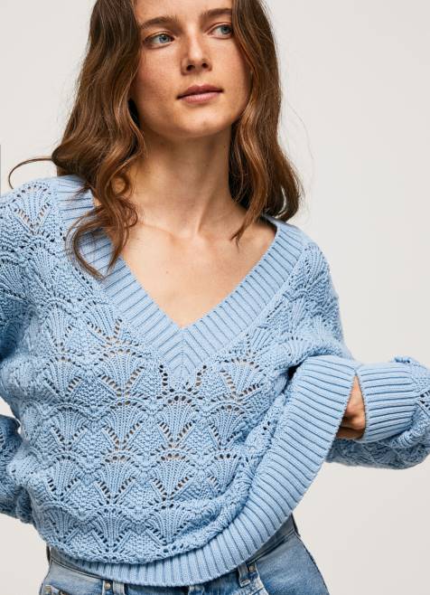 pepe_jeans_rento_malli_harjakattoinen_jersey_naiset_lahti_tb00229.jpg Pepe Jeans rento malli harjakattoinen jersey naiset lahti TB00229 - Image 1