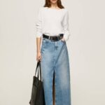 Pepe Jeans rento malli veneen kaula-aukolla naiset valkoinen TB00256