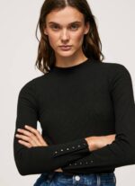 Pepe Jeans resori pitkähihainen t-paita naiset musta TB00407 - Image 3