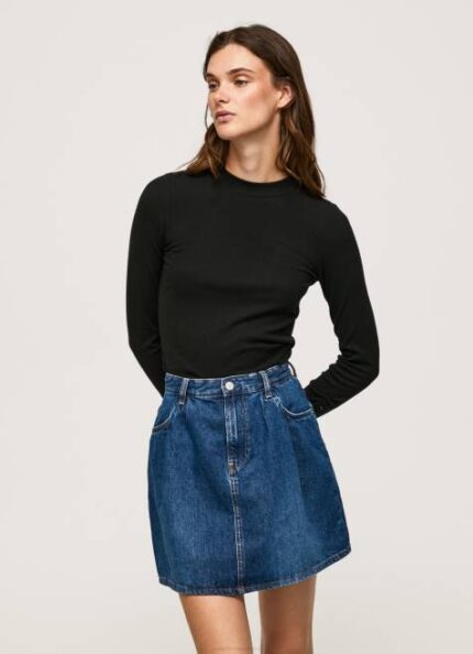 Pepe Jeans resori pitkähihainen t-paita naiset musta TB00407